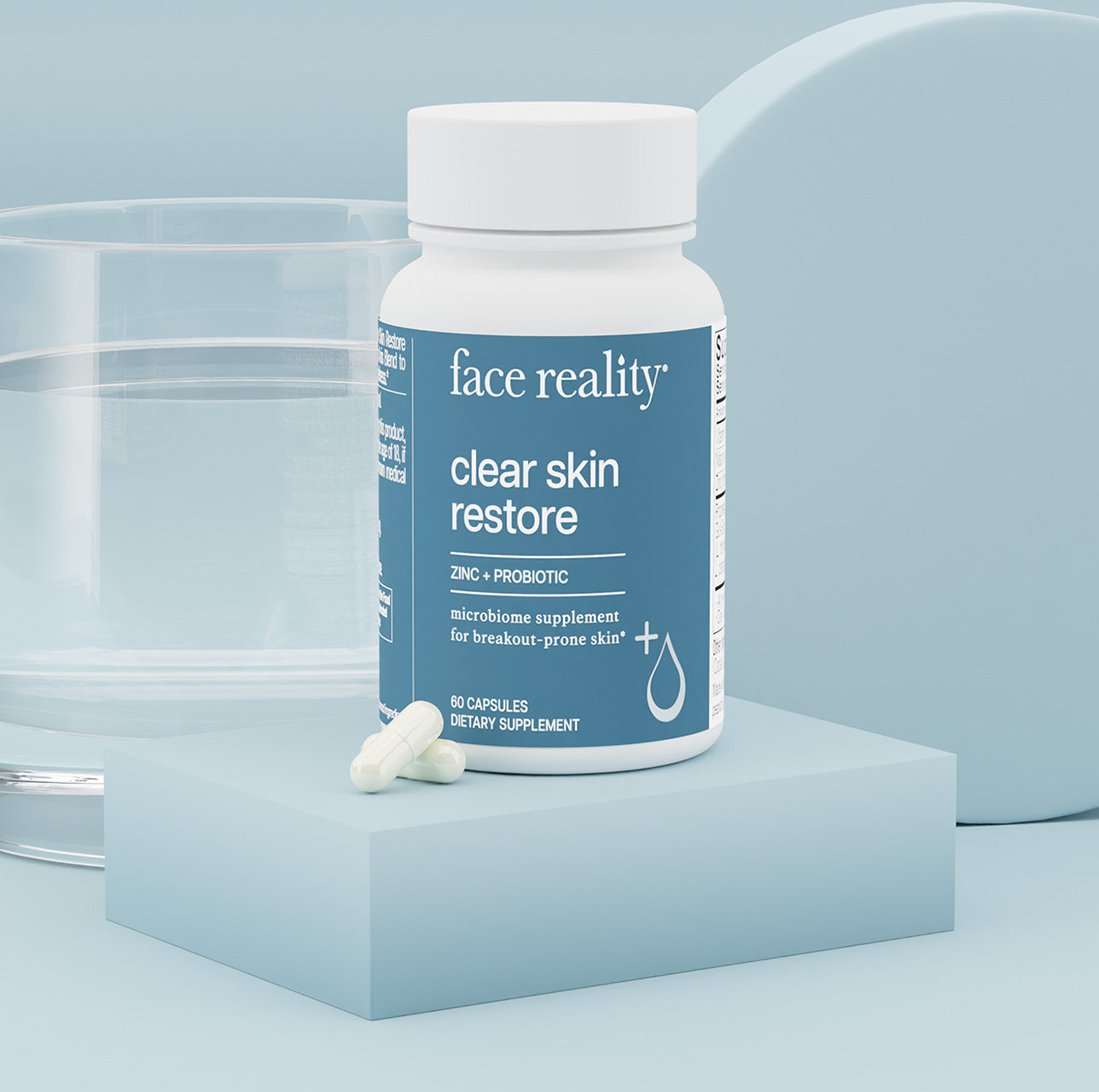 Clear Skin Restore | Zinc + Probiotic Supplement