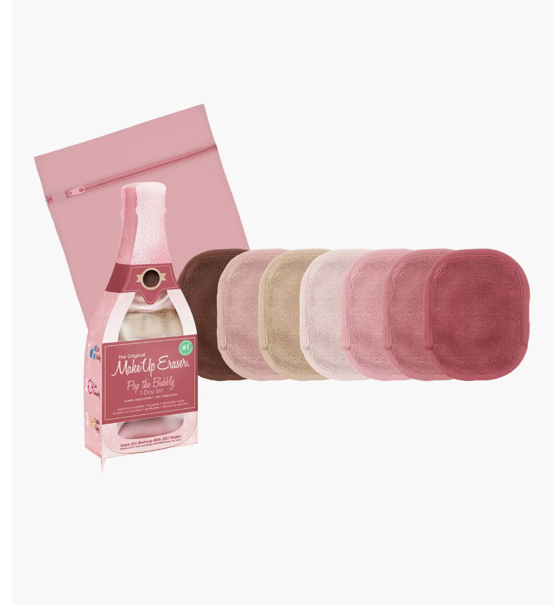 Makeup Eraser - "Pop the Bubbly" 7-Day Set
