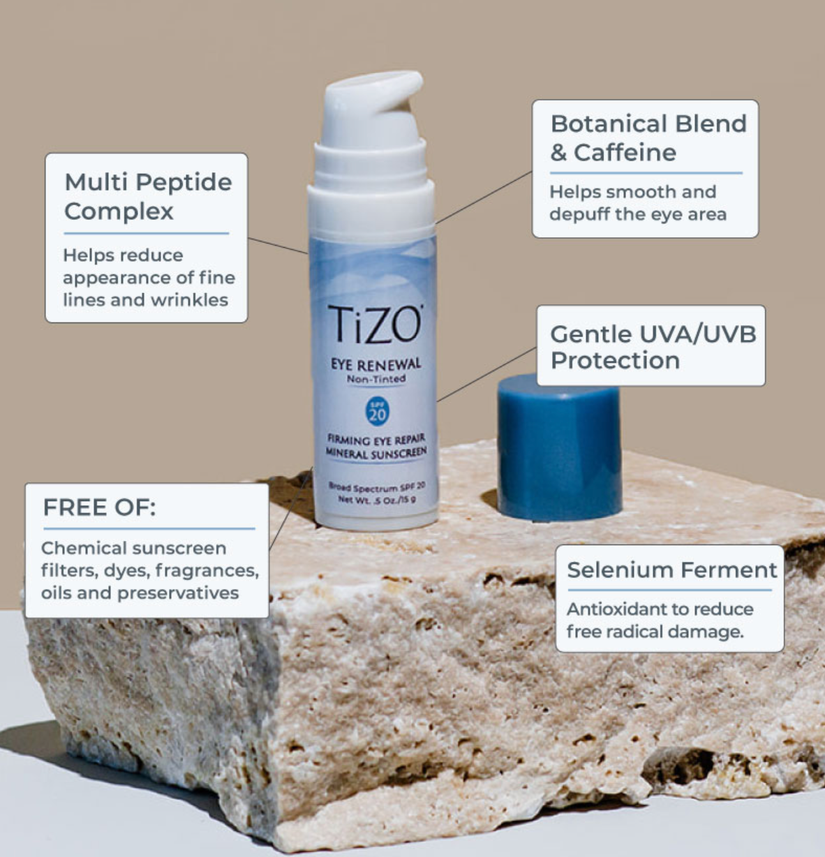 TIZO® Eye Renewal, SPF 20, .5oz/1.5g