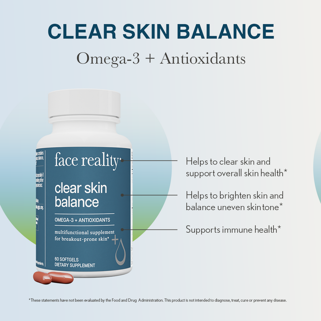 Clear Skin Balance | Omega-3 + Antioxidants Supplement