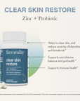 Clear Skin Restore | Zinc + Probiotic Supplement