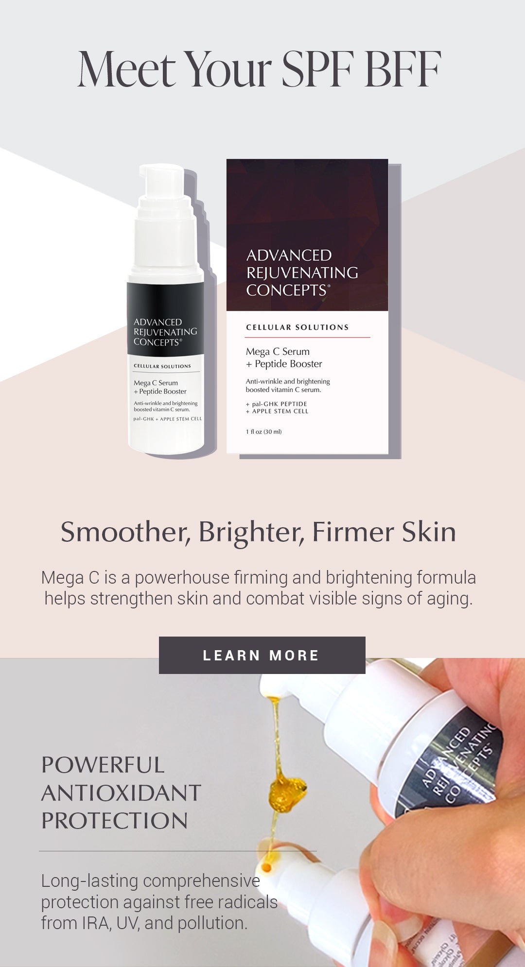 Mega-C Brightening Vitamin C Serum with Peptides
