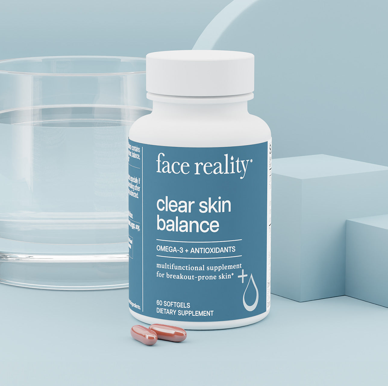 Clear Skin Balance | Omega-3 + Antioxidants Supplement