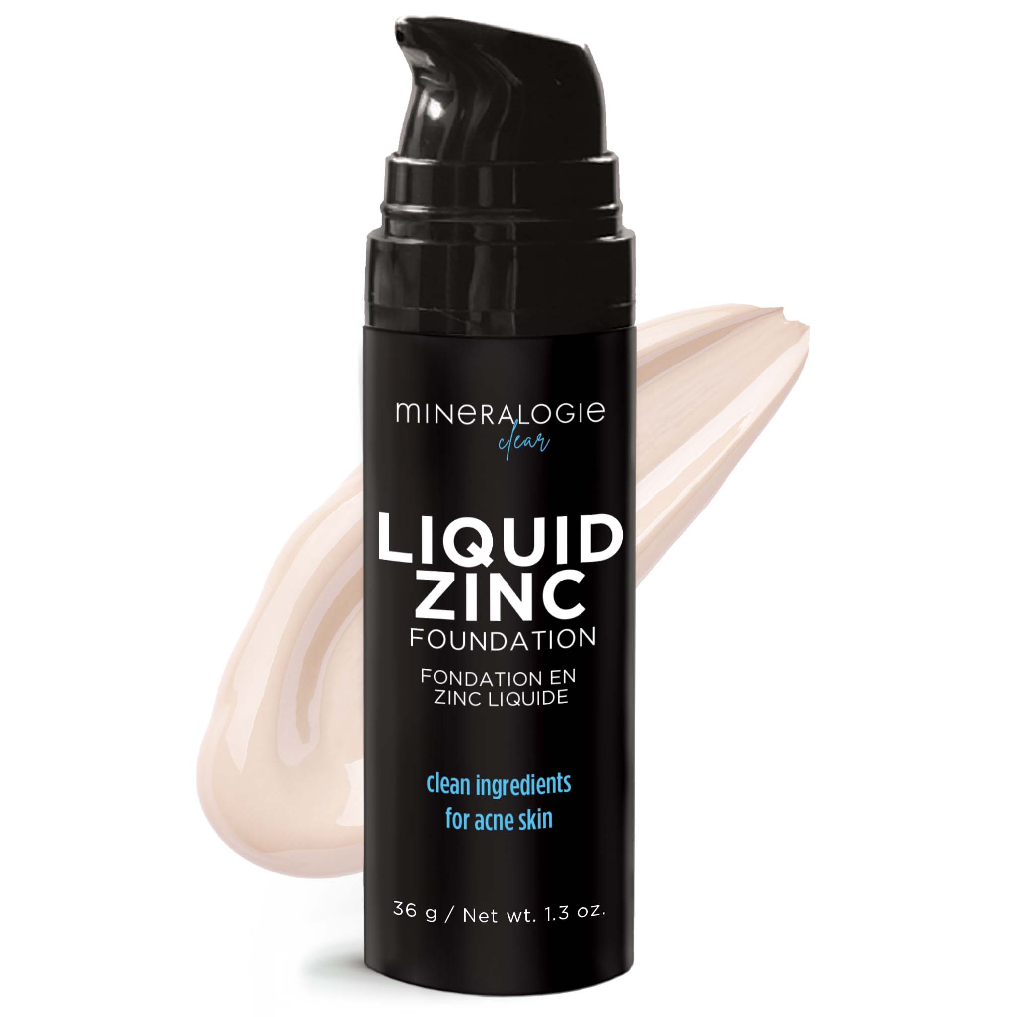 CLEAR Liquid Zinc Foundation by Minerologie
